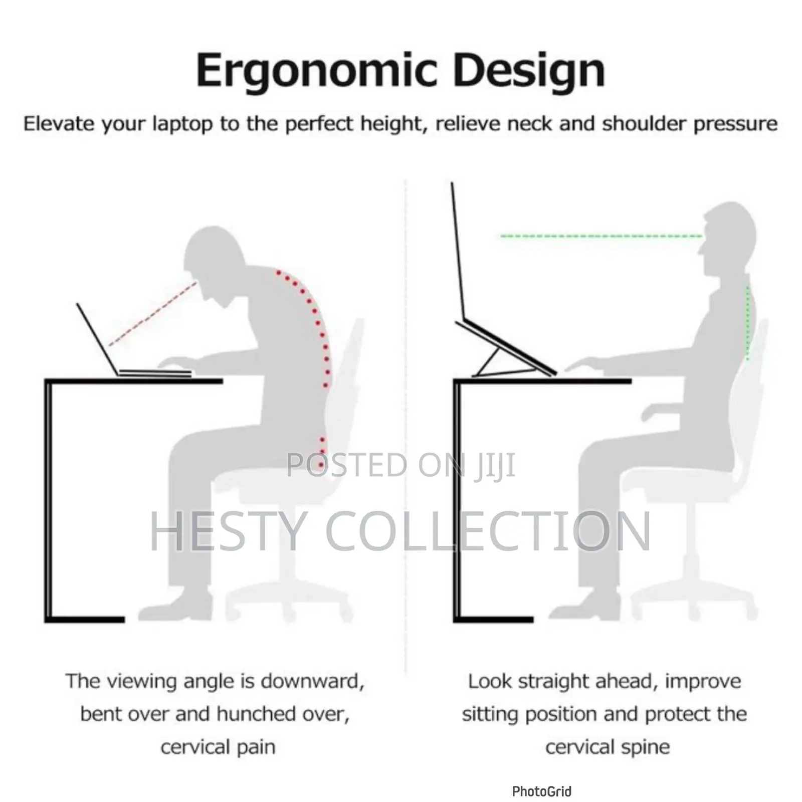 Adjustable Foldable Aluminum Alloy Laptop Stand Bracket