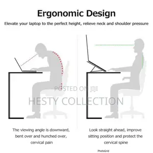 Adjustable Foldable Aluminum Alloy Laptop Stand Bracket
