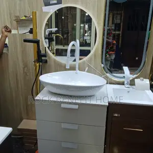 Quality Cabinet Basin and Mirror and Mixer Tap