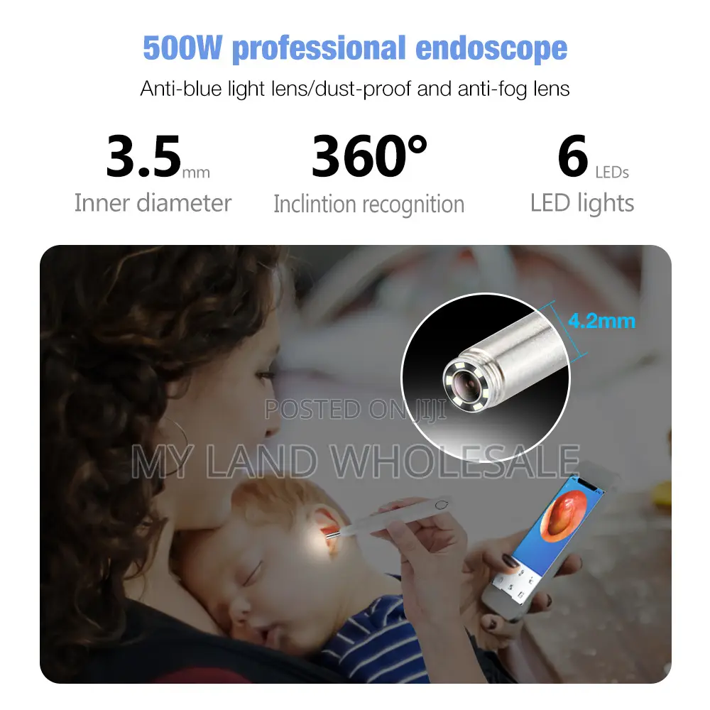 Wireless Smart Otoscope/Camera/Visible Ear Cleaner