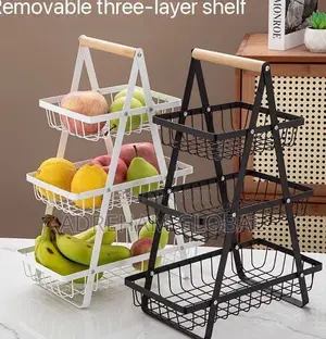 3 Tiers Kitchen Metal Multifunctional Storage/Organizer