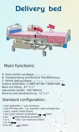Electric Delivery Bed , Gyneocology Bed