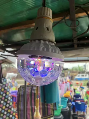 E27 Stage Light Colorful Small Magic Ball Rotating LED