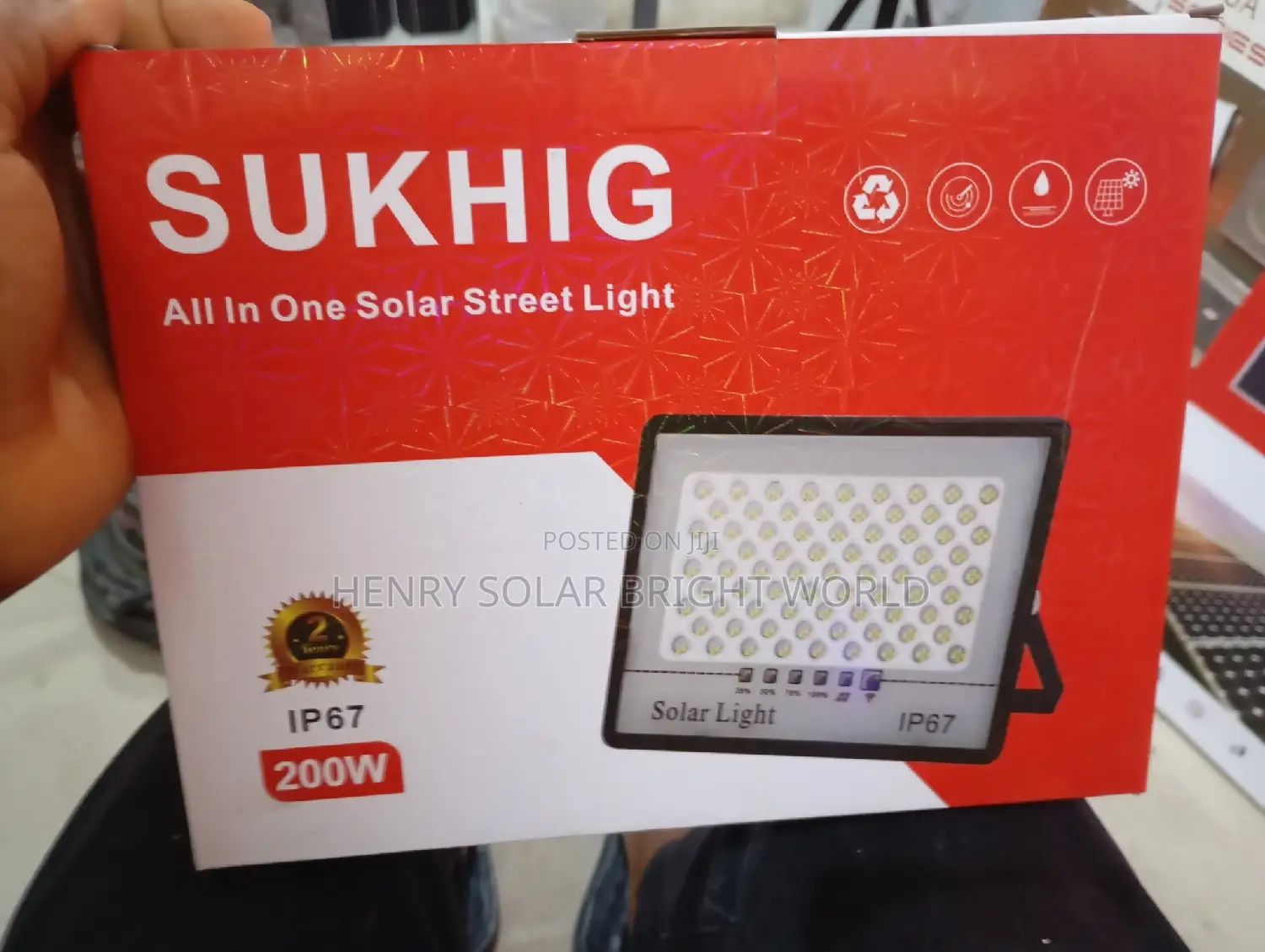 200w Sukhig Solar Flood Lights