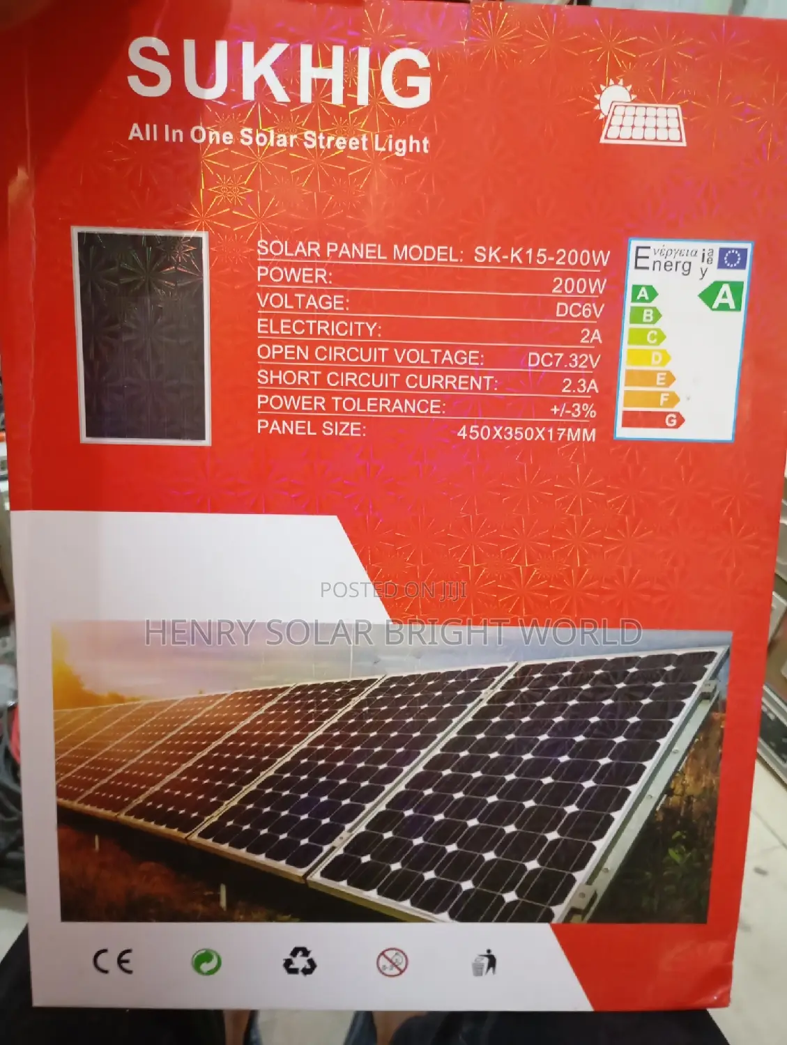 200w Sukhig Solar Flood Lights