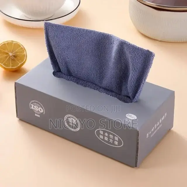 20pcs/Box Microfiber Towel Absorbent Kitchen Cleaning