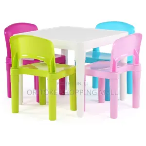 Resturant Plastic Dinning Table by Four Seater