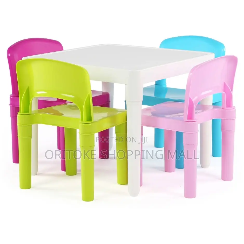 Resturant Plastic Dinning Table by Four Seater