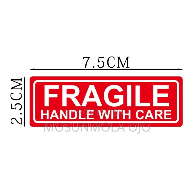 Fragile Label or Stickers for Shipping