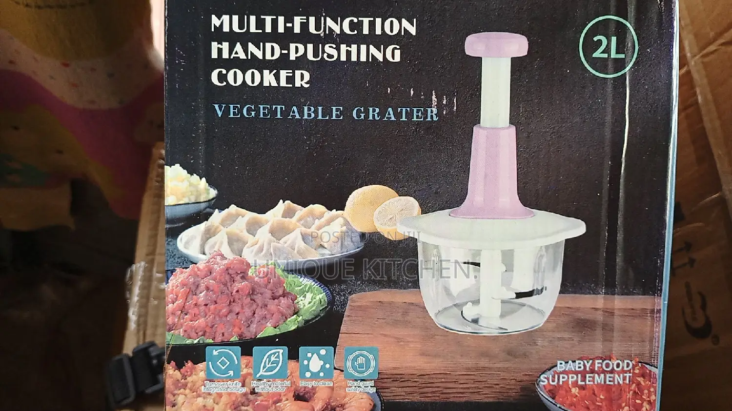 Multifunction Hand Pushing Vegetable Slicer