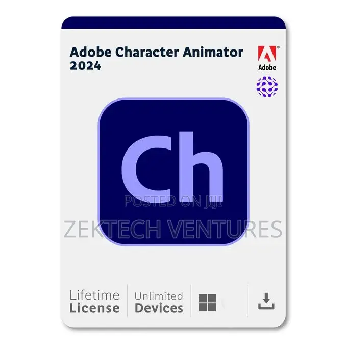 Adobe Character Animator 2024 Lifetime for Window