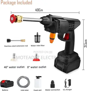 High Pressure 15000mah Rechargeable Car Wash Gun Machine