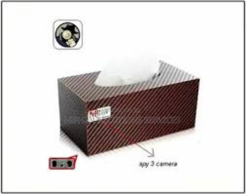 Portable Tissue Box Camera Wireless Hidden Recorder
