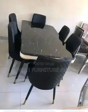 Marble Dining Table and Chairs