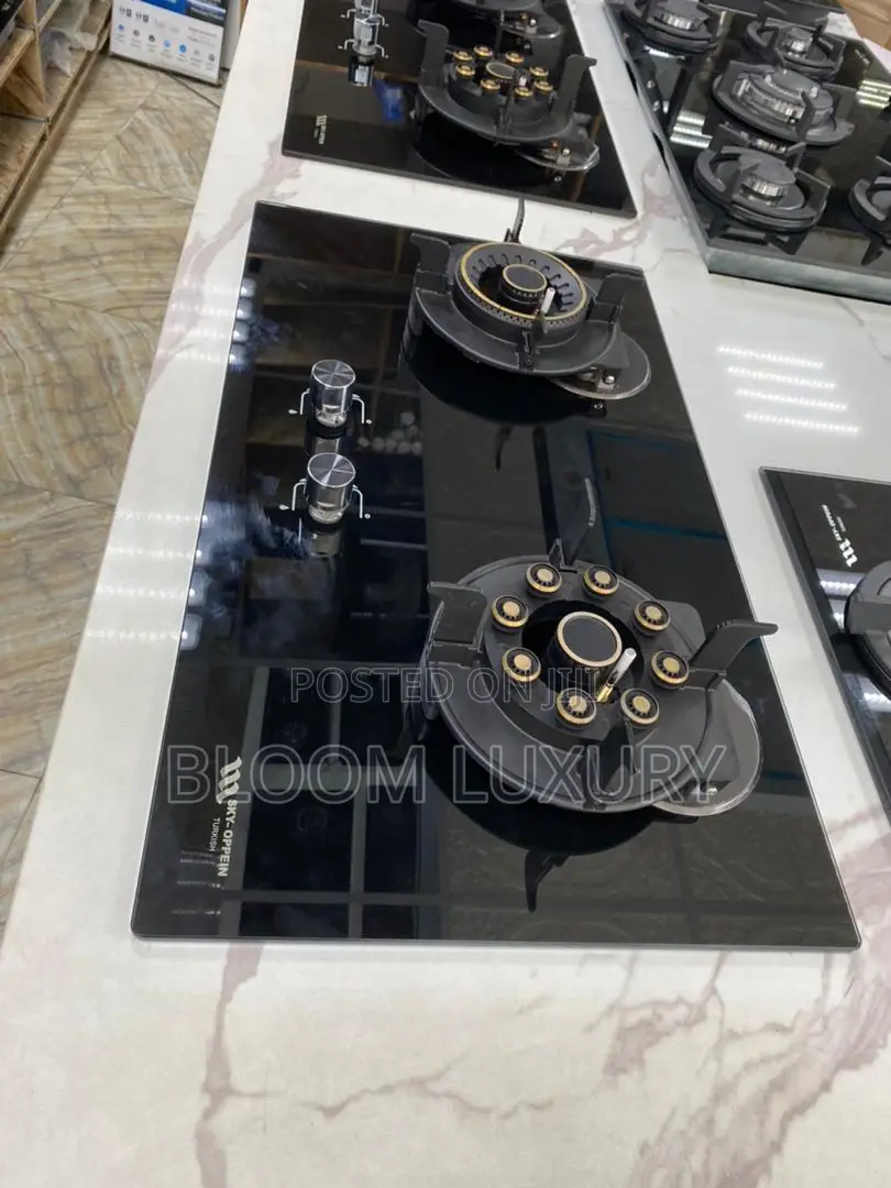 Inbuilt Glass 2 Burner Gass Hob