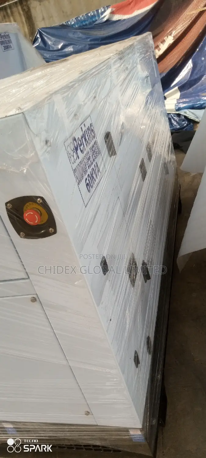 60kva Perkins Soundproof Diesel Generator
