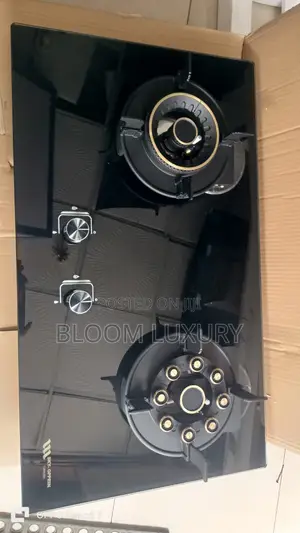 Inbuilt Glass 2 Burner Gass Hob