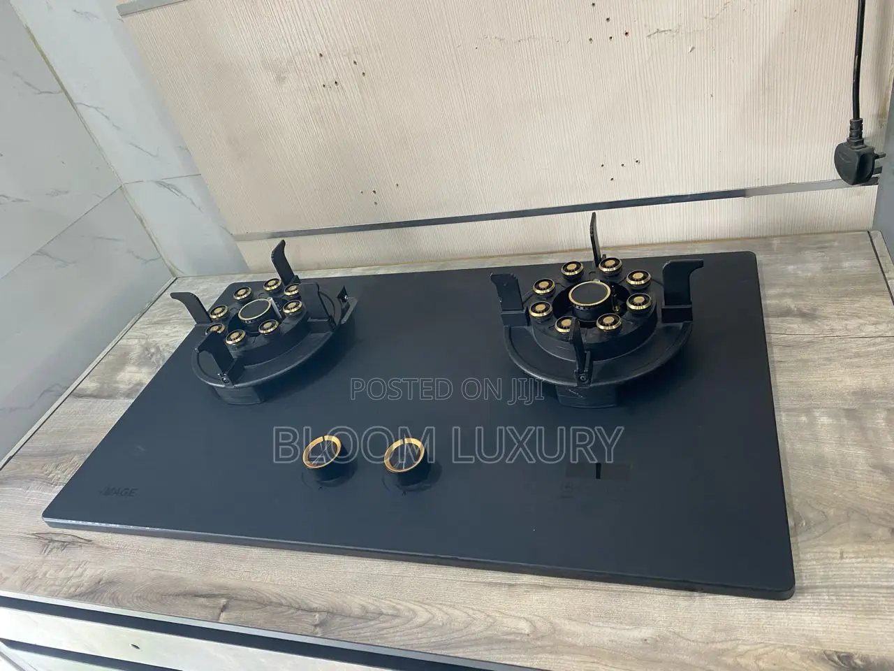 Inbuilt Glass 2 Burner Gass Hob