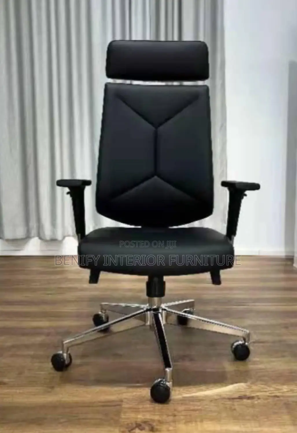 Black Executive Presidential Ergonomic Office Chair