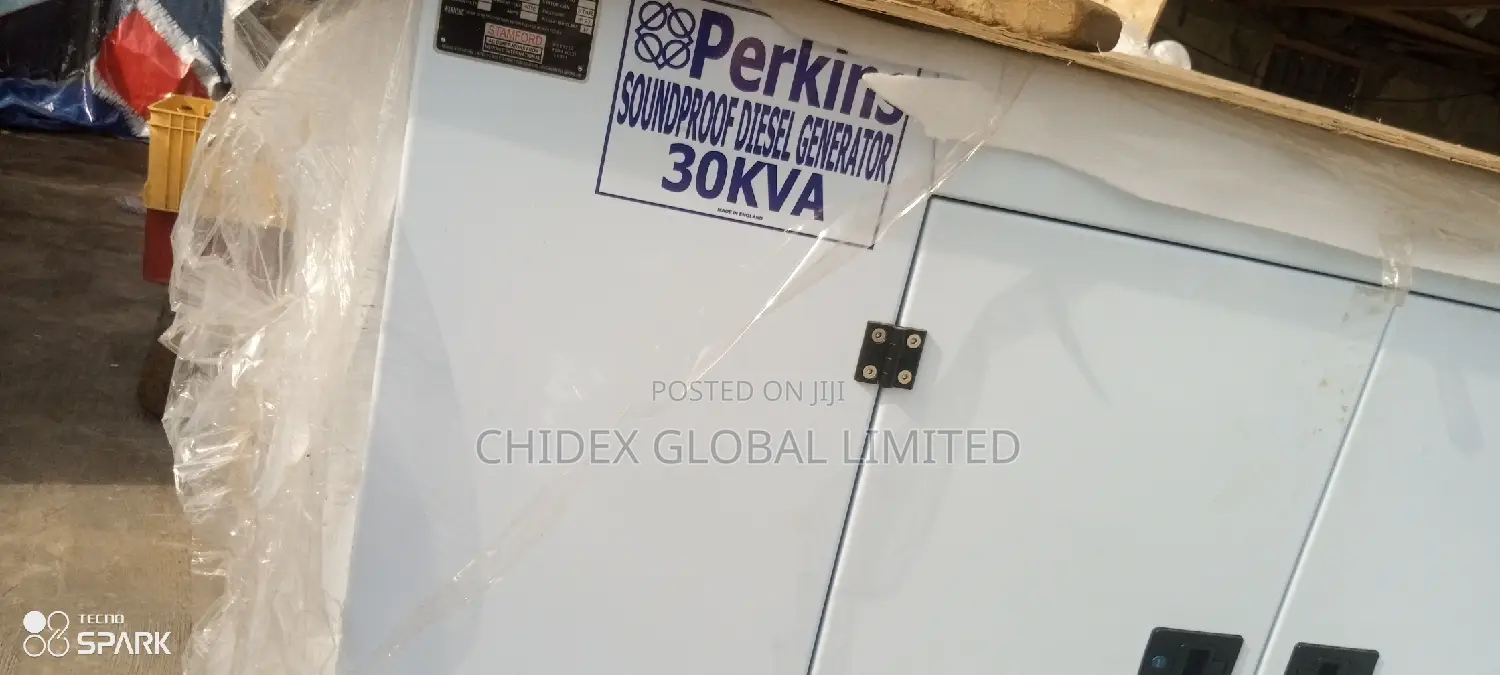 30kva Perkins Soundproof Generators Diesel