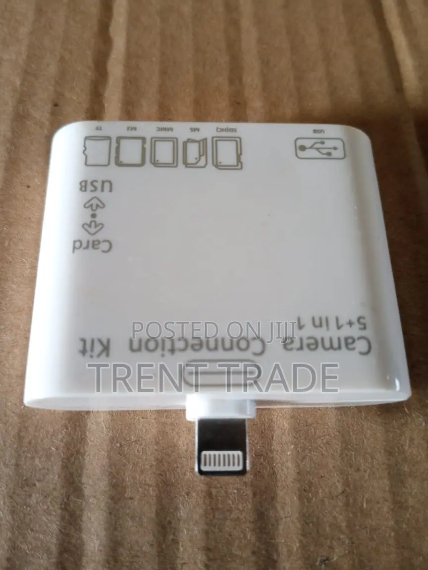 5 in 1 New Lightning Camera Connection Adapter Kit Card Read in Ogba