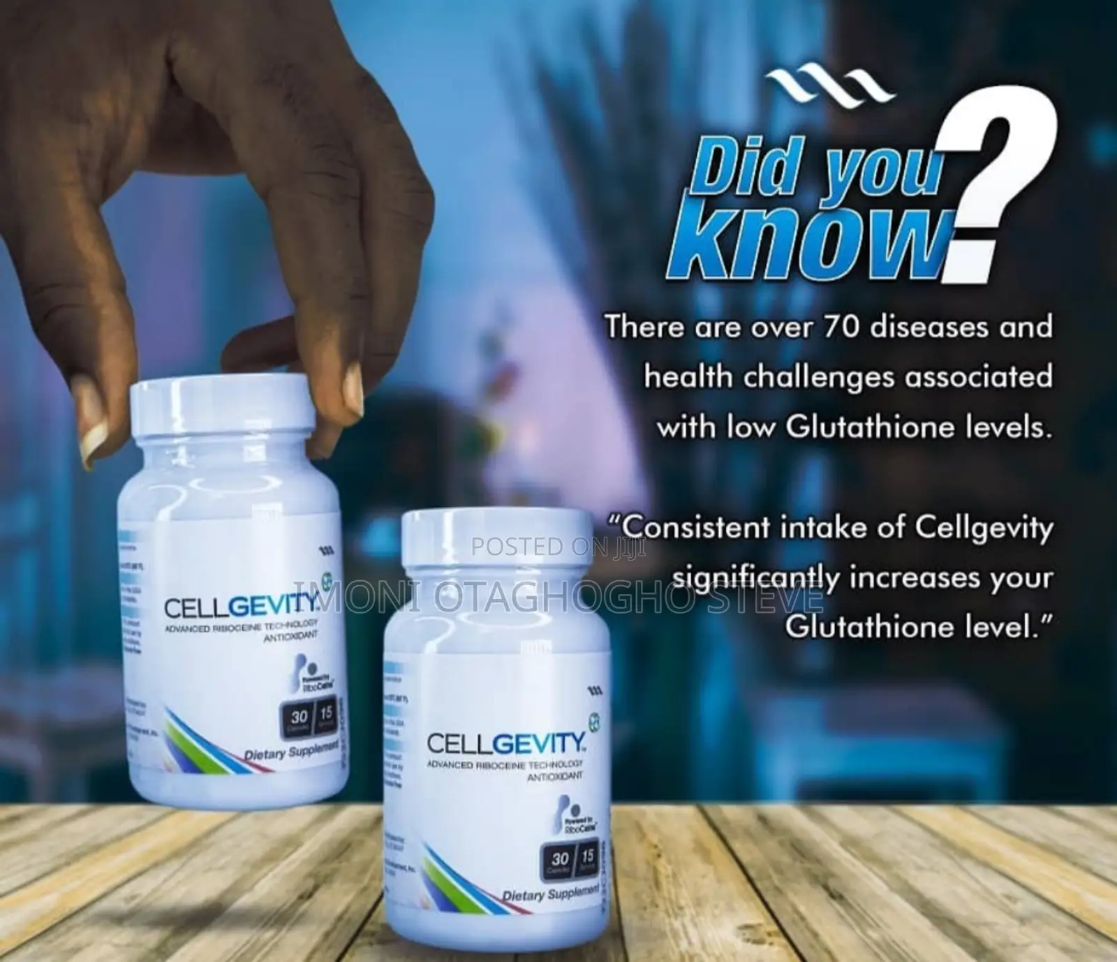 CELLGEVITY(30 Capsules): For a Great Immune System
