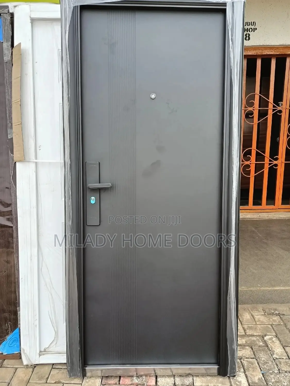 3ft Modern Steel Security Door