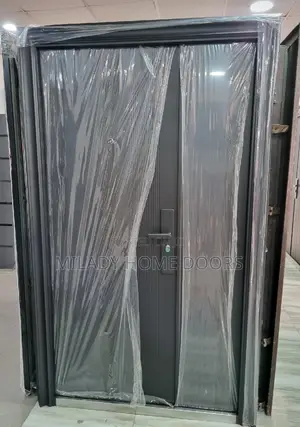 Gray 4ft Modern Steel Security Door