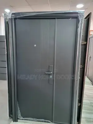 Gray 4ft Modern Steel Security Door