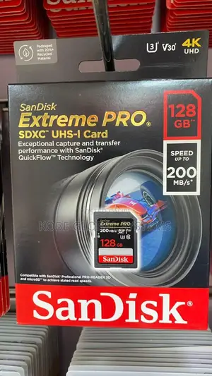 San Disk Extreme Pro Memory Card 128gb