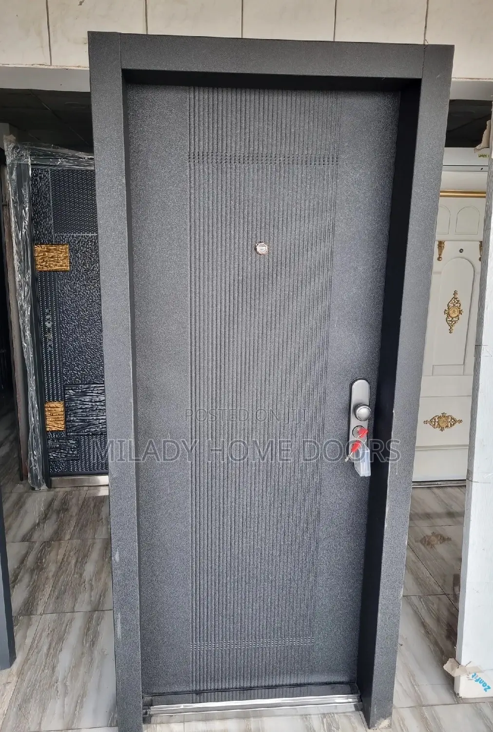 9" Frame Jiuhua Security Door