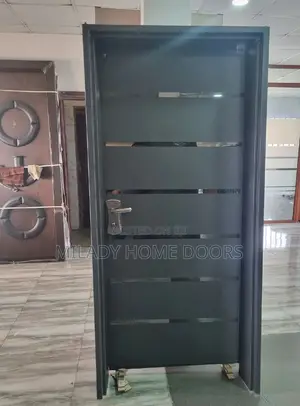 Israeli Security Door 3ft Silver Lane