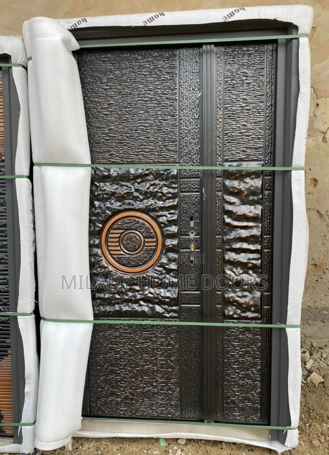 4ft Copper Cast Security Door A06