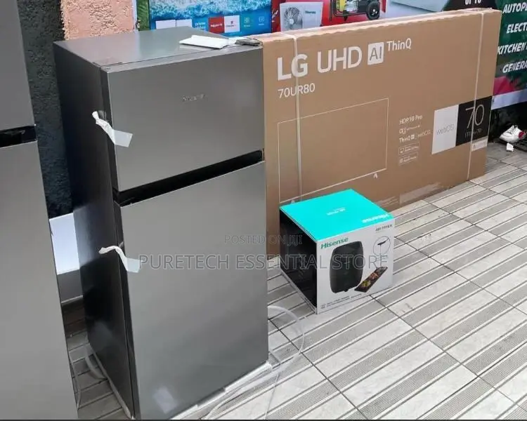 Hisense Double Door Refrigerator 124liters 172dr