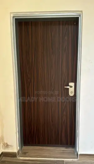 3ft Israeli Security Door Silver Frame