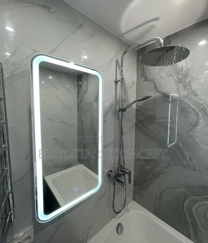 Mirror With LED Lights