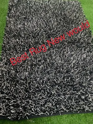 Modern Hand Weaven Indian Poly Shaggy Centre Rug
