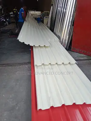 Cream-Coloured High Guage Long Span Aluminum Roof
