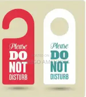 Door Sign, Door Tag - Hotel Amenities, Apartment, Guesthouse