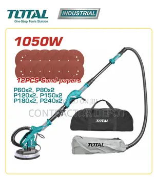 Toolstotal 1050W Drywall Sander With 13pcs Accessories TWS10