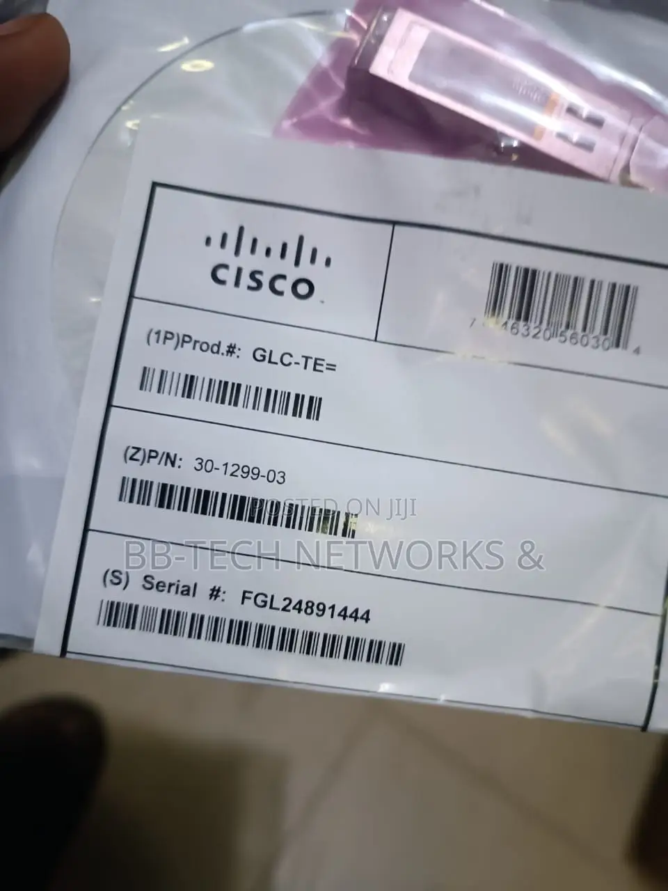 Cisco GLC-TE, 1000base-T SFP Transceiver Module