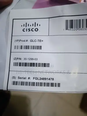Cisco GLC-TE, 1000base-T SFP Transceiver Module