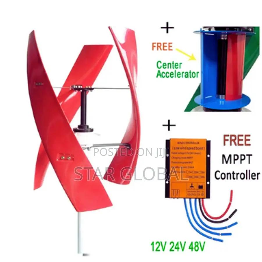 Breathe Clean, Live Green: 5000w Vertical Wind 48v Turbine