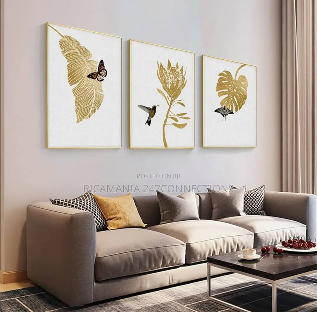 3in1 Flower Abstract Artwork Frames