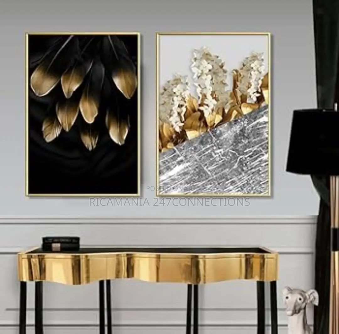 Abstract Flower Decor Artwork Frames