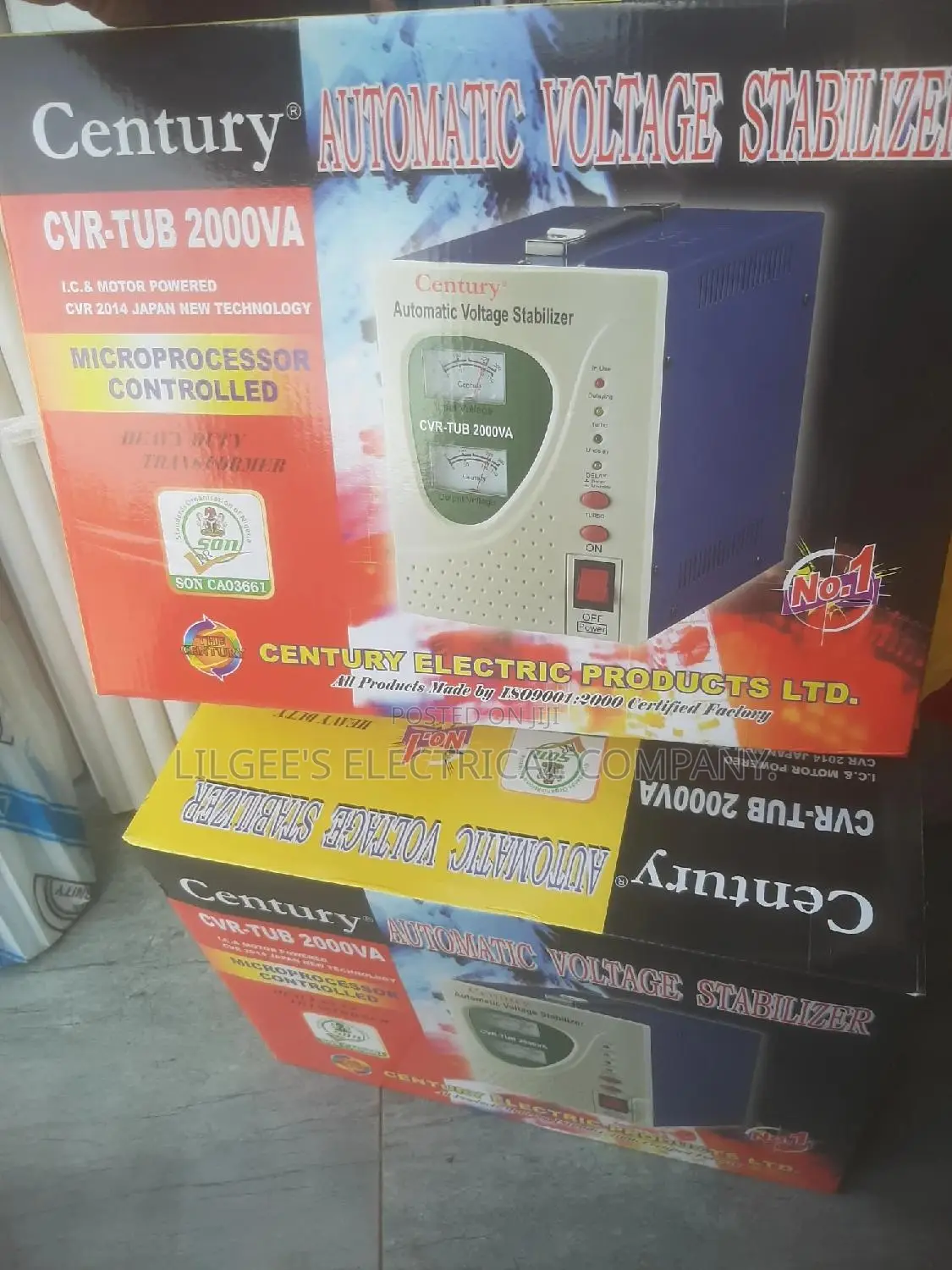 Century 2000 Watts Automatic Voltage Stabilizer