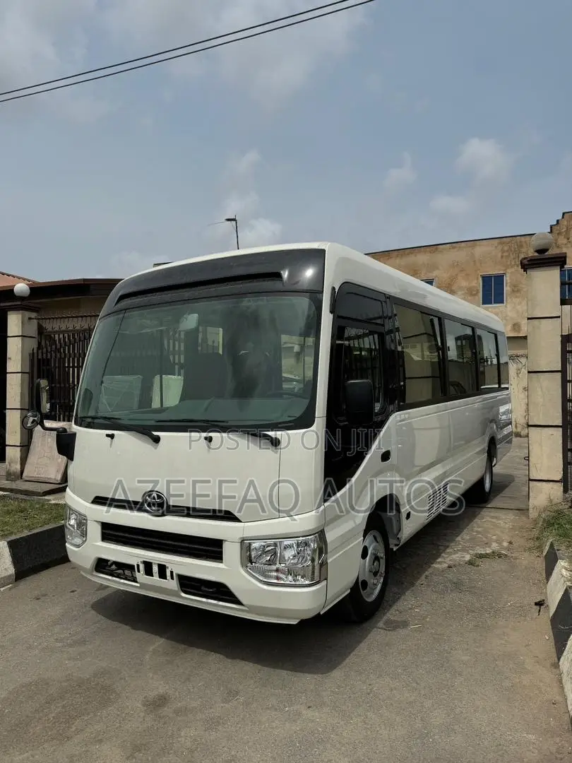 New Toyota Coaster 2023 White