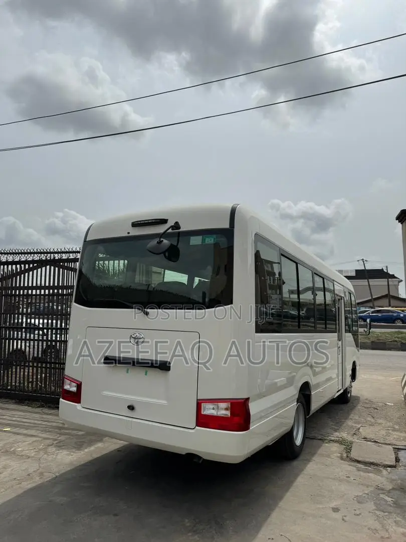 New Toyota Coaster 2023 White