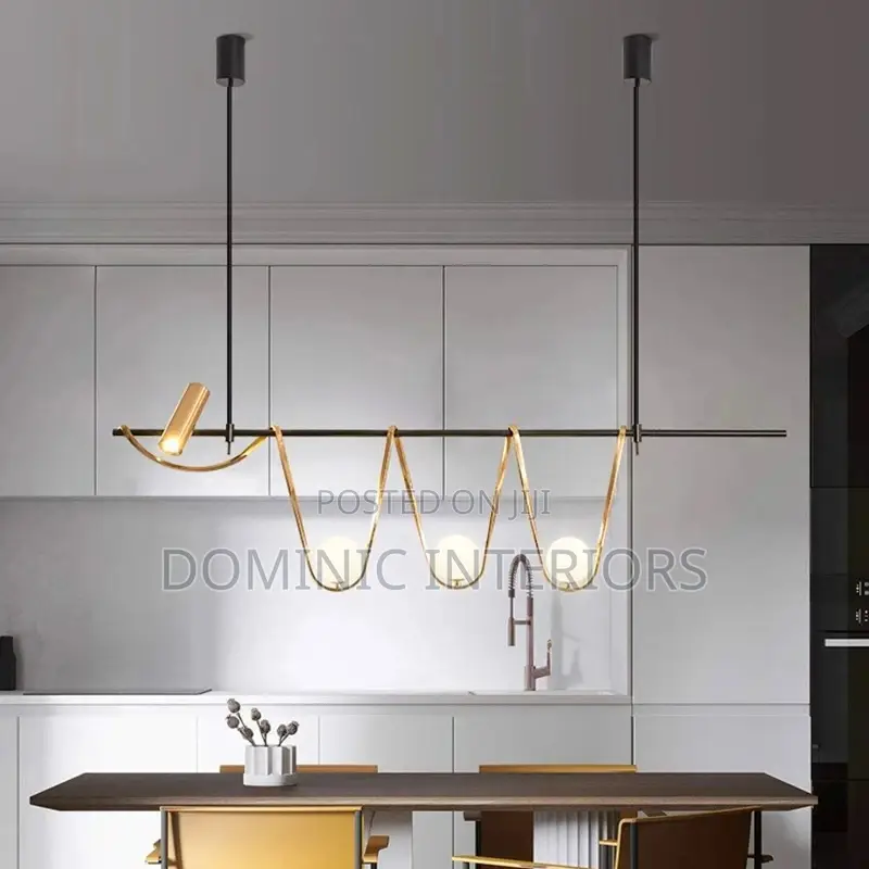 Geometric Line Hanging Light