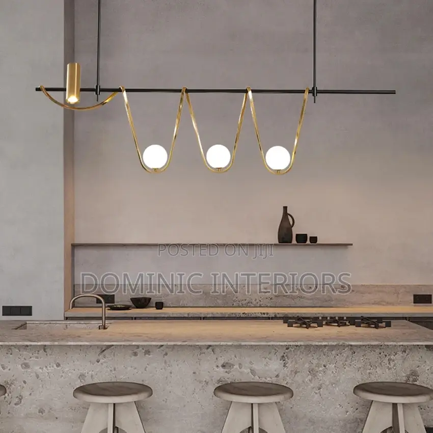 Geometric Line Hanging Light